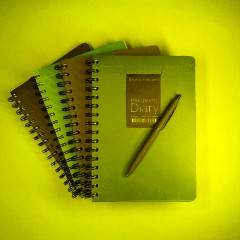 Ежедневник недатированный А5 PRAGMATIC на гребне, красный, 128л 3-748/05 - фото 14