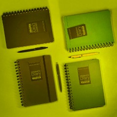 Ежедневник недатированный А5 PRAGMATIC на гребне, красный, 128л 3-748/05 - фото 15