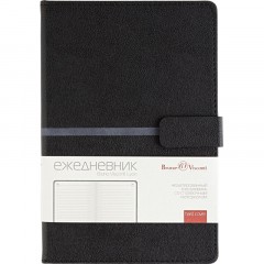 Ежедневник недатированный А5 LYON черный, 136л 3-684/03 - фото 2