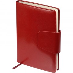 Ежедневник недатированный A5 PRESTIGE красный, 160л 3-352/04