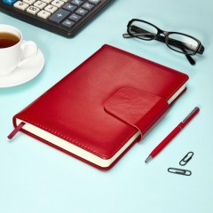 Ежедневник недатированный A5 PRESTIGE красный, 160л 3-352/04 - фото 5