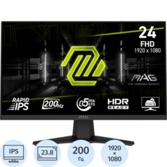Монитор MSI MAG 244F 23,8 FHD IPS HDMI 2.0,1xDP 1.2, Tilt,200HZ,Black
