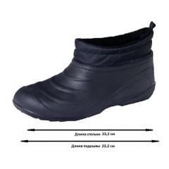 Галоши цв.черный/камуфлированный мод. 116/01 М (,р.46) ЭВА утепленные - фото 4