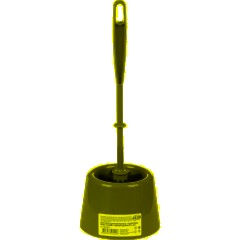 Ершик для унитаза AZUR с подставкой Мини, сер. с черн. Щетиной_ТПЦ - фото 4