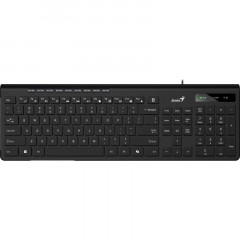 Клавиатура Genius проводн. SlimStar 230II черный