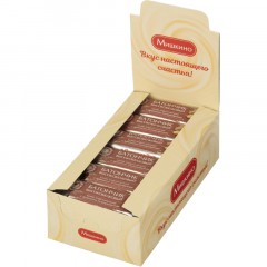 Батончик Мишкино счастье халва подсолнечная с арахисом глазир. 50гx24шт/уп