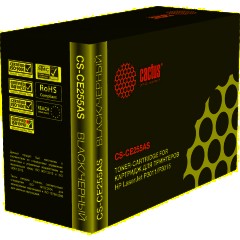 Картридж лазерный Cactus CS-CE255AS CE255A чер. для HP 500 MFPM525dn/M525f