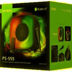 Акустическая система Sven PS-555, черный, 65Вт, BT/USB/microSD, пульт,аккум - фото 12
