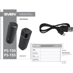 Акустическая система SVEN PS-150,чер,2.0,2x5Вт(RMS),TWS,BT,FM,USB,встр акк - фото 4