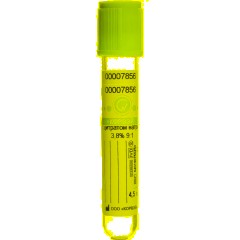 Вакуумные пробирки с Na цитрат 3,8% 4,5мл, 13х75 мм Корвэй 100шт/уп