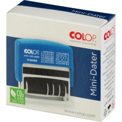 Датер автоматический Colop Мини S120/DD шрифт 3,8 мм с двумя датами буквами - фото 5