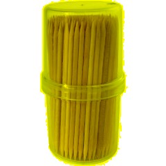 Зубочистки деревянные (берёза), 190 шт./уп. (спендер) 