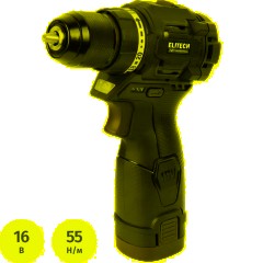 Дрель-шуруповерт ELITECH HD CD 16L2 (E2201.039.01)