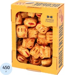 Мини-штрудель с начинкой со вкусом Малина Деловой Стандарт, 450г