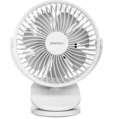 Вентилятор Centek CT-5045,настольный,аккум.1800мАч/5Вт/ 4ск/Клипса/Таймер8ч