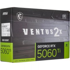 Видеокарта MSI RTX 5060 Ti 8G VENTUS 2X OC PLUS, HDMI, DPx3, 8Gb GDDR7 - фото 5
