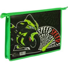 Папка для тетрадей А4 пластиковая ПМ-А4-29, GREEN BIKE 2024 - фото 3