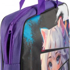 Папка школьника А4 с ручками ШИРОКАЯ,ПШ-11,ДЕВУШКА С УШКАМИ 2025 - фото 7