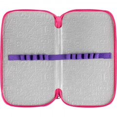 Пенал двухсекционный большой тканевый торец ПО-090, МИЛАЯ БЛОНДИНКА 2025 - фото 4