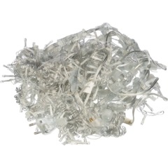 Электрогирлянда Дождь 2x3 м 600LED мерц. IP44 отсоед. нити, хол.бел.HD-YW03 - фото 2