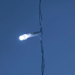 Электрогирлянда Дождь 2x4 м 800LED мерц. IP44 отсоед. нити, хол.бел.HD-YW04 - фото 3
