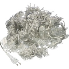 Электрогирлянда Дождь 2x6 м 1200LED мерц. IP44 отсоед.нити, хол.бел.HD-YW05 - фото 2