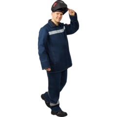 Костюм сварщика усиленый 100% х/б 450 г/м2 (модель КСТ06) (р.64-66) 170-176 - фото 15