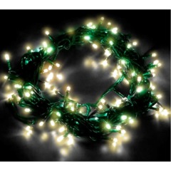 Гирлянда светодиодная 100 LED ламп, размер 1000cм, тепл.бел,8реж. арт.92818