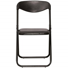 Стул складной UA_JACK BLACK каркас черный, к/з черный V-4 - фото 2