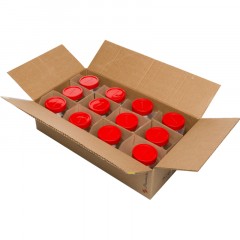 Банка с пласт. крышкой БЕЛЛА 200 мл стеклянная 12 шт/уп - фото 2