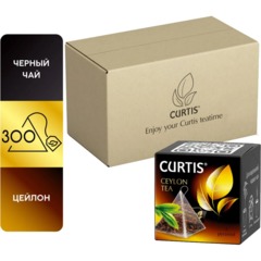 Чай Curtis Ceylon Tea черный среднелистов, 300 пирамидок/уп, в гофрокоробе - фото 4