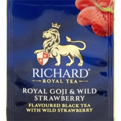 Чай Richard Royal Goji&Wild Strawberry черн аром 1,7гx200саш/уп гофрокороб - фото 2