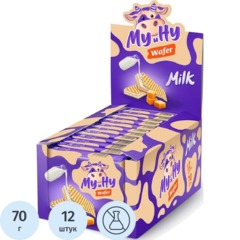 Вафли Му и Ну Сладонеж карамельные с молочной начинкой, 70гx12шт/уп