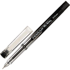 Ручка гелевая неавтомат. MY-KING GEL PEN METAL CLIP 0,5мм, черный