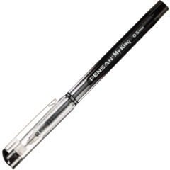 Ручка гелевая неавтомат. MY-KING GEL PEN METAL CLIP 0,5мм, черный - фото 2