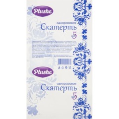 Скатерть Plushe Гжель ПВД 110х180см 5шт/уп - фото 5
