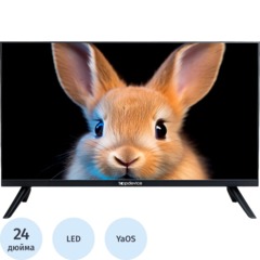 Телевизор Topdevice TDTV24ES13H_BK, HD ready, смарт (Яндекс)