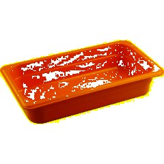 Гастроемкость Restola полипропилен GN 1/3 325х176х65 мм желтая,  422101006