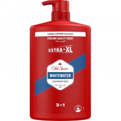 Гель для душа  + шампунь 3в1  OLD SPICE мужской Whitewater 1л