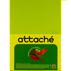 Бумага цветная Attache (А4,160г, синий интенсив) пачка 250л - фото 2