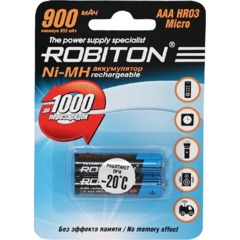 Аккумулятор ROBITON 900MHAAA-2 BL2 (2шт/уп)
