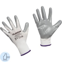 Перчатки защит. полиэфирн. Lakeland SpiderGrip 7-2103 с нитр.покр. р.M