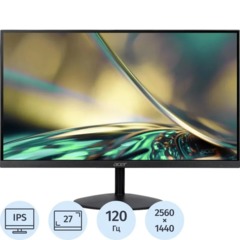 Монитор Acer 27 SA272UG0bmiipx (UM.HS2CD.011) IPS,2560x1440,120Hz,HDMI,DP