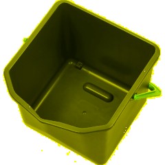 Ведро с синей рукояткой 25л_B-25 - фото 3