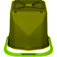 Ведро с синей рукояткой 25л_B-25 - фото 4