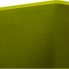 Ведро с синей рукояткой 25л_B-25 - фото 6