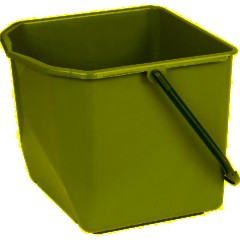 Ведро с красной рукояткой 25л_B-25R