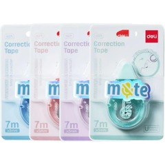 Корректирующая лента Deli MUTE, 5ммx7м, бесшумная, в асс,EH371 - фото 4