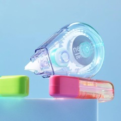 Корректирующая лента Deli NEONUP, 5ммx12м, бесшумн, в асс, EH360B - фото 6