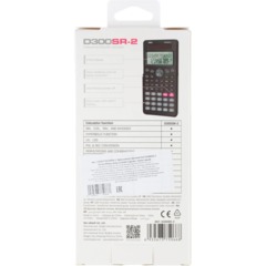Калькулятор научный Deli ED300SR-2,10+2р,300ф,2ст,172,6х82,7,дв пит,т.сер - фото 8